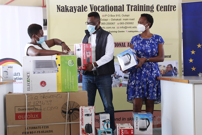 Nakayale VTC received Hospitality Items